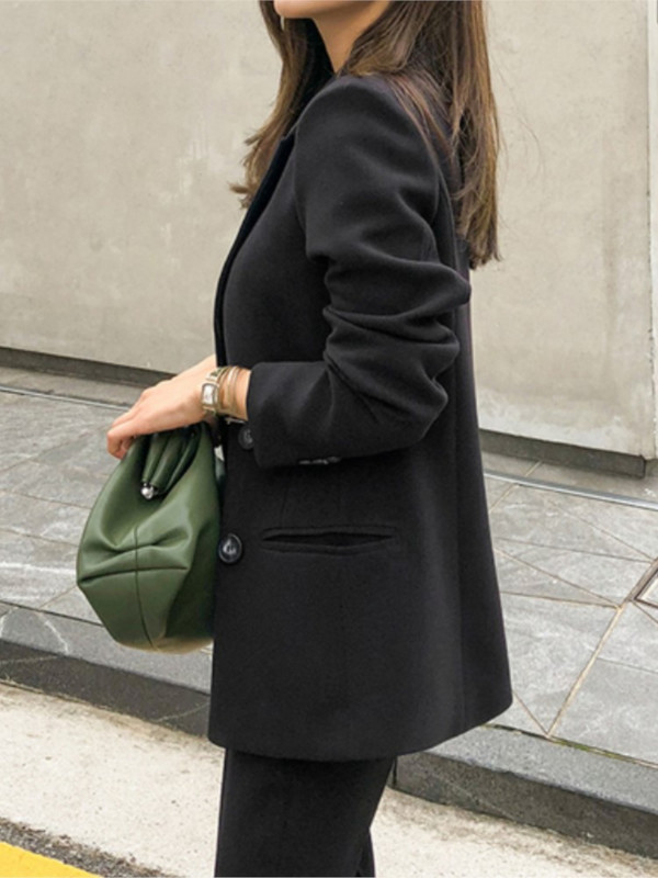 Femei, primăvară, toamnă, ocazional, blazer, pantaloni, costume, birou, doamne, afaceri, elegant, două piese, modă, îmbrăcăminte de lucru, ținute