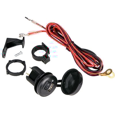 12V 24V USB Αδιάβροχη υποδοχή διακόπτη μοτοσυκλέτας Φορτιστής μοτοσικλέτας 5V 2.1A Προσαρμογέας αναπτήρα τσιγάρων για κινητό τηλέφωνο