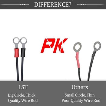 16AWG SAE 2-щифтово бързо изключване към О-пръстена Клема Кабелни конектори Кабелен конектор за зарядно/поддържащо устройство