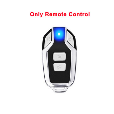 Anchtek Ασύρματο αντικλεπτικό συναγερμό κραδασμών ποδηλάτου Τηλεχειριστήριο USB φόρτισης αδιάβροχο σύστημα ασφαλείας Συναγερμός μοτοσικλέτας ποδηλάτου