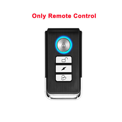 Anchtek Ασύρματο αντικλεπτικό συναγερμό κραδασμών ποδηλάτου Τηλεχειριστήριο USB φόρτισης αδιάβροχο σύστημα ασφαλείας Συναγερμός μοτοσικλέτας ποδηλάτου