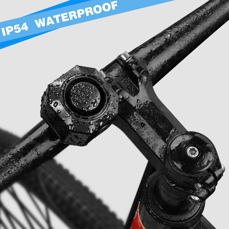 Anchtek Ασύρματο αντικλεπτικό συναγερμό κραδασμών ποδηλάτου Τηλεχειριστήριο USB φόρτισης αδιάβροχο σύστημα ασφαλείας Συναγερμός μοτοσικλέτας ποδηλάτου