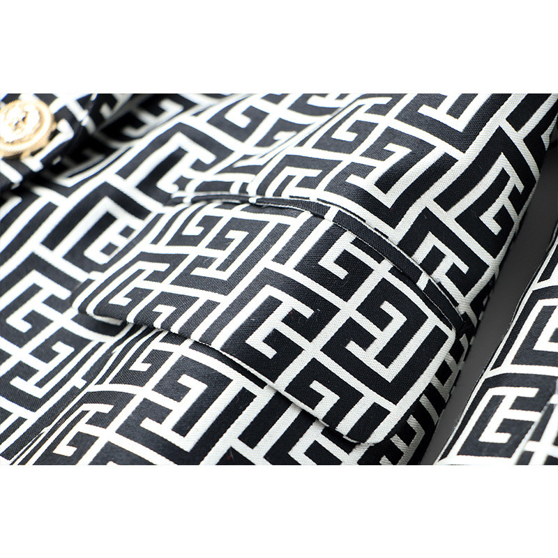 HarleyFashion High Street, elegant, model pentru femei, broderie, pantaloni lungi, set de ținute de designer, costume