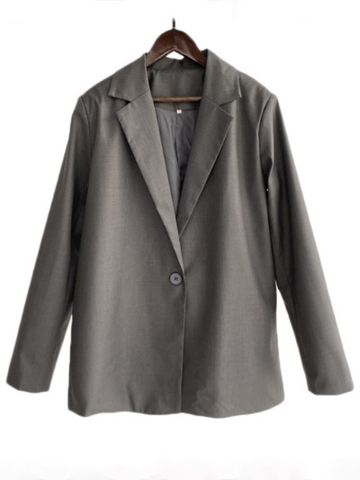 Msfancy hallid bleiserülikonnad naiste ühe nööbiga bleiser, kõrge vöökohaga laia säärega püksid, 2-osalised komplektid naiste ametlikud ülikonnad