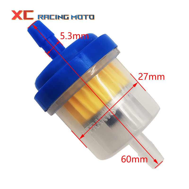 1/3/5 buc. Filtru universal de combustibil pe gaz în linie pentru mașina de tuns iarba Accesorii pentru motoare mici Accesorii pentru motociclete Filtru de ulei Dirt Pit Bike