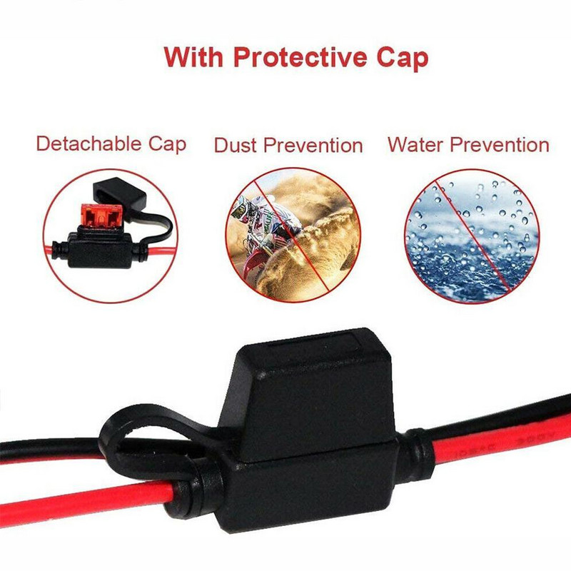 16AWG SAE 2 kontaktų greitas atjungimas prie O žiedo gnybtų laidų jungtys Laido kabelio jungtis, skirta akumuliatoriaus įkrovikliui/laikytojui