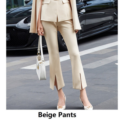 Oversize 5XL Φθινοπωρινή χειμερινή μόδα Επίσημες Γυναικείες επαγγελματικές φόρμες Γυναικείες φόρμες παντελονιών γραφείου Επαγγελματικά στυλ Σετ παντελόνια blazers