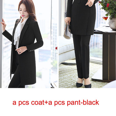 Primăvară toamnă îmbrăcăminte de îmbrăcăminte pentru femei, subțire, birou de afaceri, de înaltă calitate, blazere lungi, vestă, fustă, costum, îmbrăcăminte de lucru, jachetă de vânt