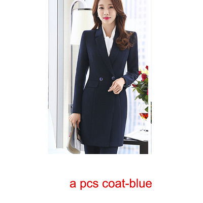 Primăvară toamnă îmbrăcăminte de îmbrăcăminte pentru femei, subțire, birou de afaceri, de înaltă calitate, blazere lungi, vestă, fustă, costum, îmbrăcăminte de lucru, jachetă de vânt