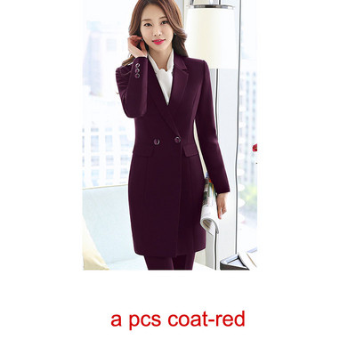 Primăvară toamnă îmbrăcăminte de îmbrăcăminte pentru femei, subțire, birou de afaceri, de înaltă calitate, blazere lungi, vestă, fustă, costum, îmbrăcăminte de lucru, jachetă de vânt