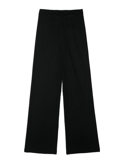 TRAF Femei Fashion Button față Blazer din catifea Blazer și talie înaltă Fermoar lateral Pantaloni evazați Femei Seturi două piese Mujer