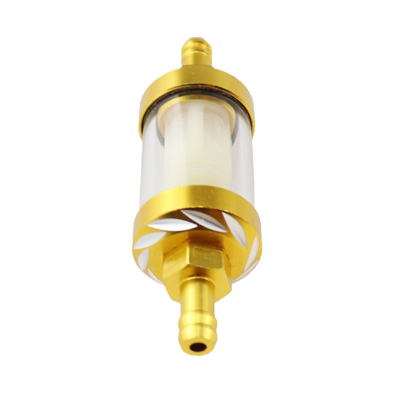 Motocikl Benzin Plin Benzin Ulje Filter goriva Za ATV Dirt Pit Bike Terenska vozila Aluminijska legura CNC Moto Univerzalni 8 mm