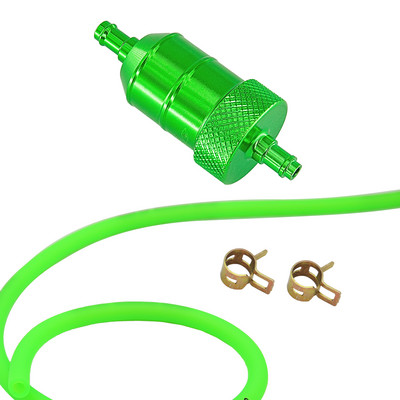 6 mm universaalsed anodeeritud sulamist õlifiltrid 1M 2M 3 meetrit kütusevoolik 1/4" MOOTORRATA MOOTORRATA ROLLER QUAD PIT BIKE CNC