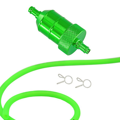 6 mm universaalsed anodeeritud sulamist õlifiltrid 1M 2M 3 meetrit kütusevoolik 1/4" MOOTORRATA MOOTORRATA ROLLER QUAD PIT BIKE CNC