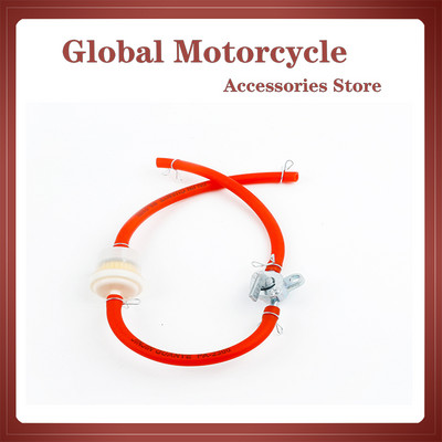 6 mm mootorratta gaasi kütusefilter bensiini toru voolik + 4 klambrit mototõukeratta mustusratas + õli lüliti