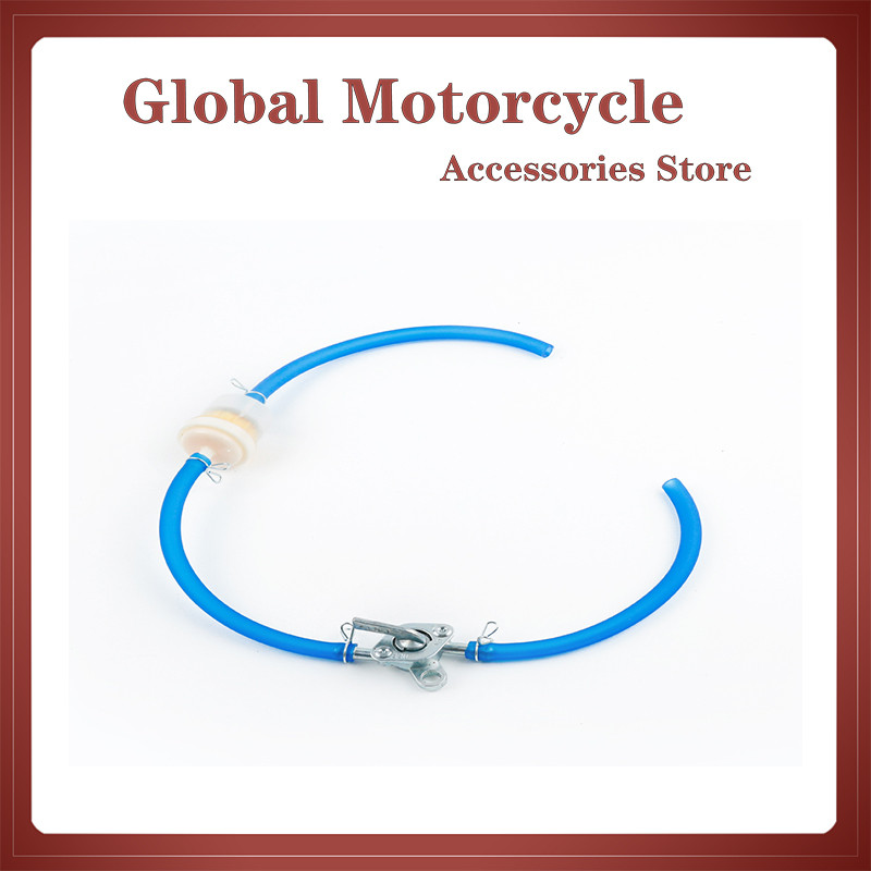 6 mm mootorratta gaasi kütusefilter bensiini toru voolik + 4 klambrit mototõukeratta mustusratas + õli lüliti