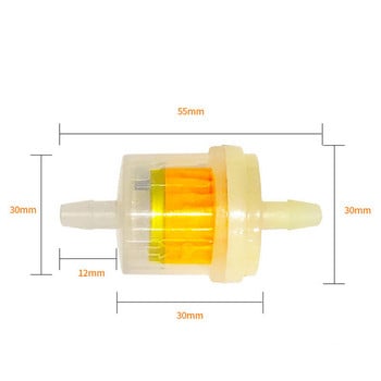 3 бр. Мотоциклет, бензин, газ, гориво, бензин, маслен филтър за скутер, мотоциклет, мотопед, газов скутер, мръсен велосипед ATV Kart, маслен горивен филтър
