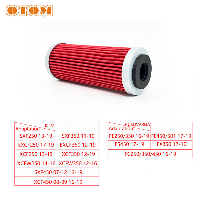 OTOM Motorcycle 77338005100 Φίλτρο λαδιού Φίλτρο χαρτί υψηλής ποιότητας για KTM HUSQVARNA SXF EXCF XCF XCFW FC FE FS FX 350 Motocross