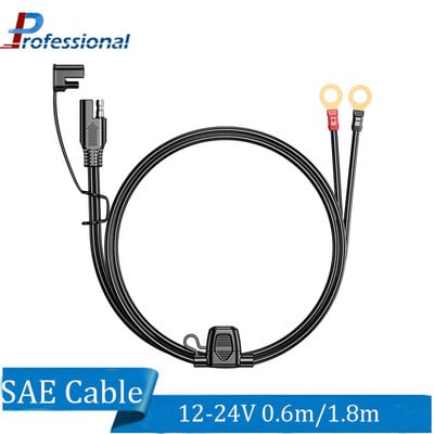 12-24V 18AWG SAE 2 pini Deconectare rapidă la terminalul inelului O Conector cablu cablu conector pentru încărcător de baterie