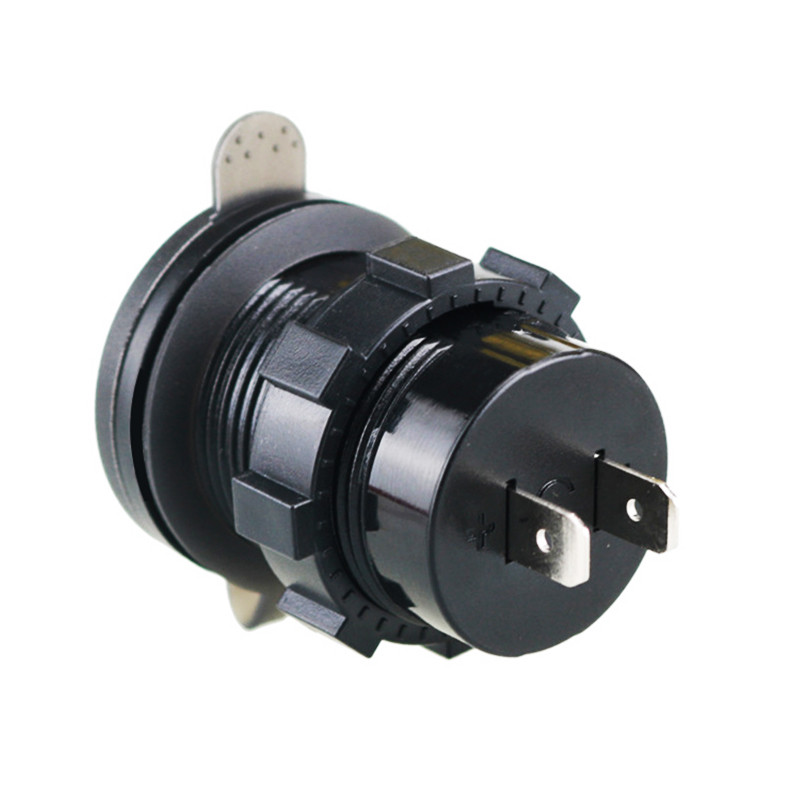 Încărcare rapidă 3.0 Priză USB pentru încărcător auto Display digital Voltmetru Priză încărcător USB cu comutator ON-OFF pentru mașină Motocicletă ATV