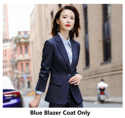 Kvaliteetsest riidest naiste pidulikud ülikonnad Professionaalsed OL Stiilid Bleiserid Sügistalvised Naiste pükste komplekt Püksteülikonnad Roosa