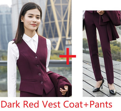 Υψηλής ποιότητας ύφασμα 2018 Φθινόπωρο Χειμώνας Γυναικεία σακάκια Κοστούμια Ομοιόμορφα σχέδια Γυναικείες φόρμες γραφείου για επιχειρήσεις με μακρύ αντιανεμικό