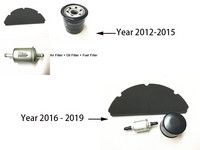 Φίλτρο λαδιού + Φίλτρο αέρα + Φίλτρο καυσίμου / Κιτ φίλτρου για Benelli BN600 TNT600 Stels 600 Keeway RK6 / BN TNT 600