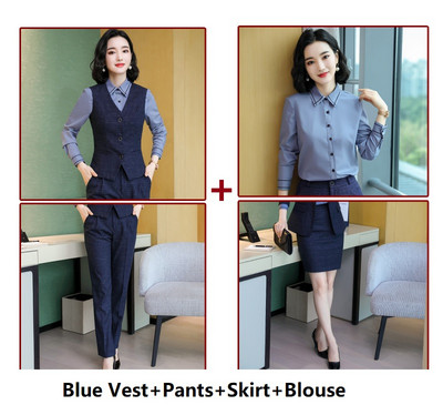 Υψηλής ποιότητας υφασμάτινο επίσημο γυναικείο επαγγελματικό κοστούμι Γυναικείο παντελόνι Φθινόπωρο, Χειμώνας, Επαγγελματικά OL Styles Γυναικεία φόρμα εργασίας