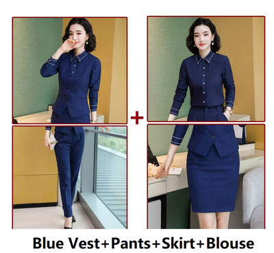 Υψηλής ποιότητας υφασμάτινο επίσημο γυναικείο επαγγελματικό κοστούμι Γυναικείο παντελόνι Φθινόπωρο, Χειμώνας, Επαγγελματικά OL Styles Γυναικεία φόρμα εργασίας