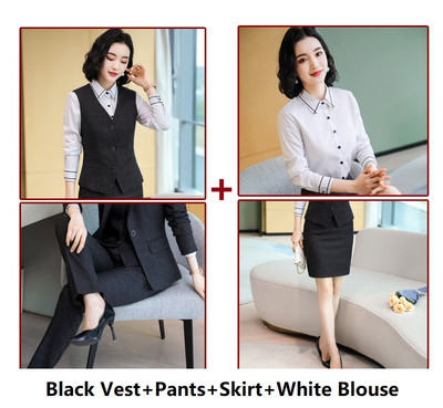 Υψηλής ποιότητας υφασμάτινο επίσημο γυναικείο επαγγελματικό κοστούμι Γυναικείο παντελόνι Φθινόπωρο, Χειμώνας, Επαγγελματικά OL Styles Γυναικεία φόρμα εργασίας