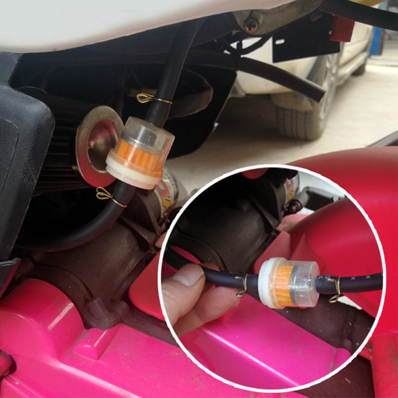Φίλτρο καυσίμου βενζίνης γενικής χρήσης βενζίνης βενζίνης για σκούτερ μοτοσικλέτας μοτοποδήλατο σκούτερ βρωμιάς ποδήλατο ATV Φίλτρο καυσίμου
