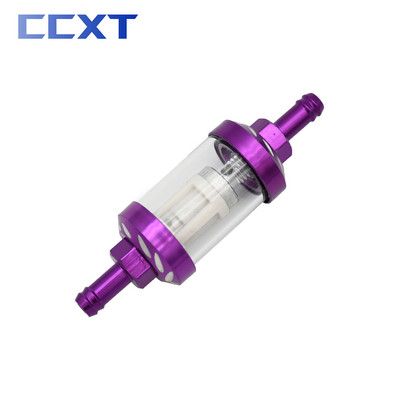 CNC 8mm klaasist gaasikütuse bensiini õlifilter ATV Honda Yamaha Kawasaki Suzuki KTM EXC EXCF SX SXF XC XCW XCF universaalosade jaoks