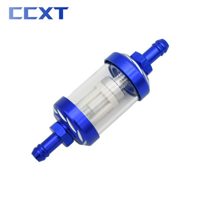 CNC 8mm klaasist gaasikütuse bensiini õlifilter ATV Honda Yamaha Kawasaki Suzuki KTM EXC EXCF SX SXF XC XCW XCF universaalosade jaoks