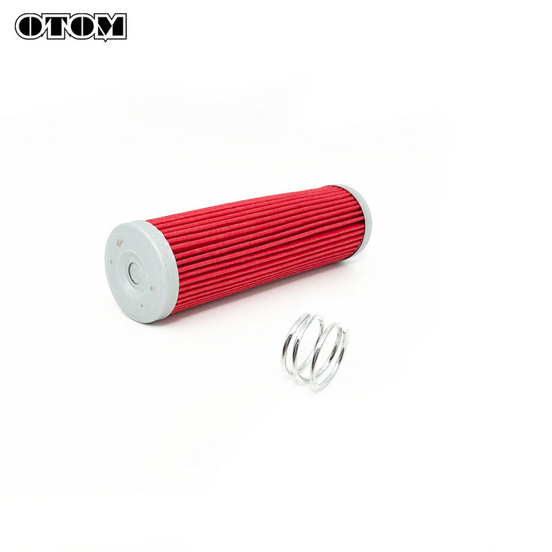 OTOM motociklu eļļas filtrs, importēts augstas kvalitātes filtrēšanas papīrs ZONGSHEN NC250 NC450 motokrosa dzinēja daļas bedres netīrumiem