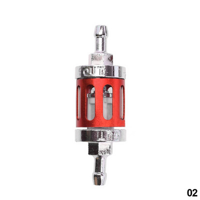 8mm/0,31" CNC κράμα αλουμινίου γυαλί μοτοσικλέτας αερίου καυσίμου βενζίνης φίλτρο πετρελαίου μοτοσικλέτας για μοτοσικλέτα βρωμιάς ATV