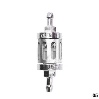 8mm/0,31" CNC κράμα αλουμινίου γυαλί μοτοσικλέτας αερίου καυσίμου βενζίνης φίλτρο πετρελαίου μοτοσικλέτας για μοτοσικλέτα βρωμιάς ATV