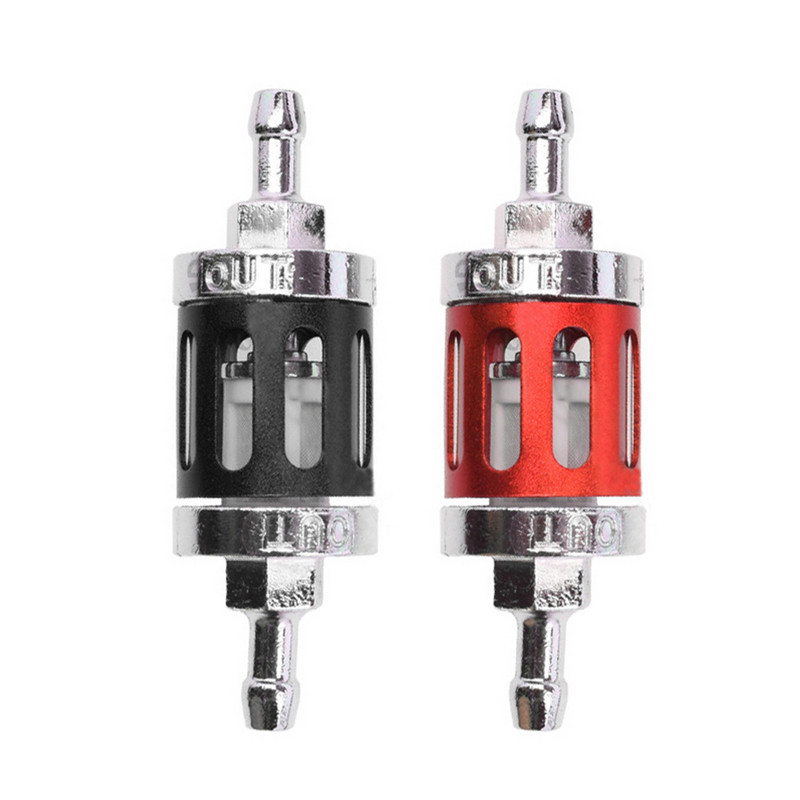 8mm/0,31" CNC κράμα αλουμινίου γυαλί μοτοσικλέτας αερίου καυσίμου βενζίνης φίλτρο πετρελαίου μοτοσικλέτας για μοτοσικλέτα βρωμιάς ATV