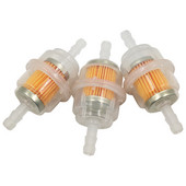 Filtru de benzină 3 buc. Filtre de benzină mari în linie, universale, transparente, se potrivesc cu filtru de țeavă de 6 sau 8 mm pentru scuter, motocicletă, motocicletă