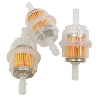 Filtru de benzină 3 buc. Filtre de benzină mari în linie, universale, transparente, se potrivesc cu filtru de țeavă de 6 sau 8 mm pentru scuter, motocicletă, motocicletă