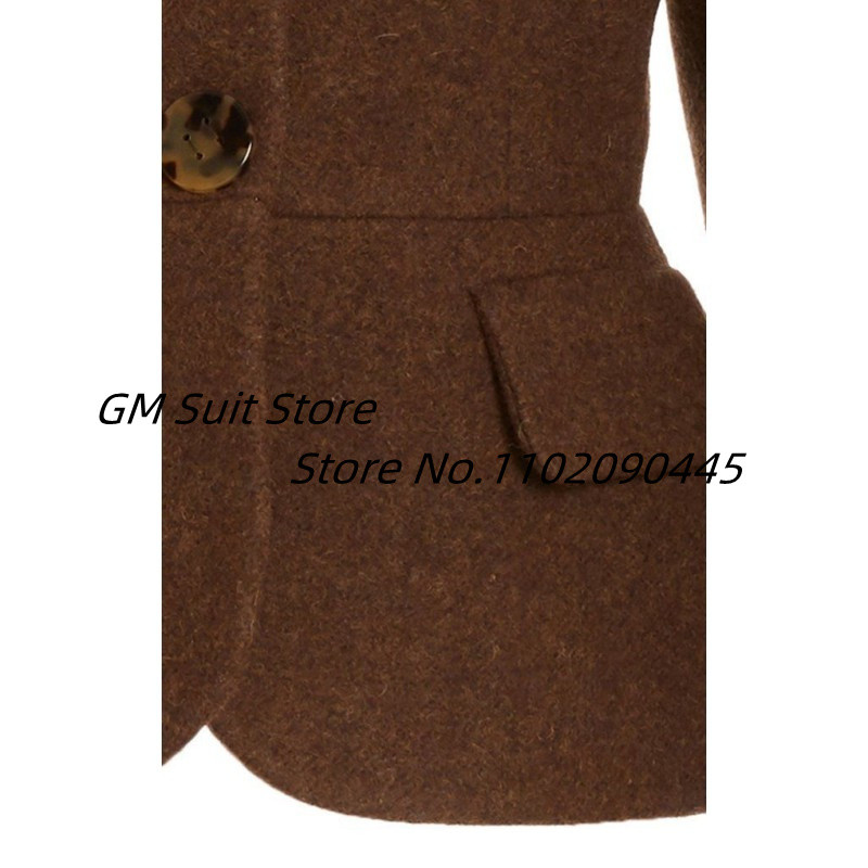 Moda dame trei nasturi de culoare solida lana business subtire din doua piese rever cu rever formala birou rochie lunga cu fanta pentru dama 2022