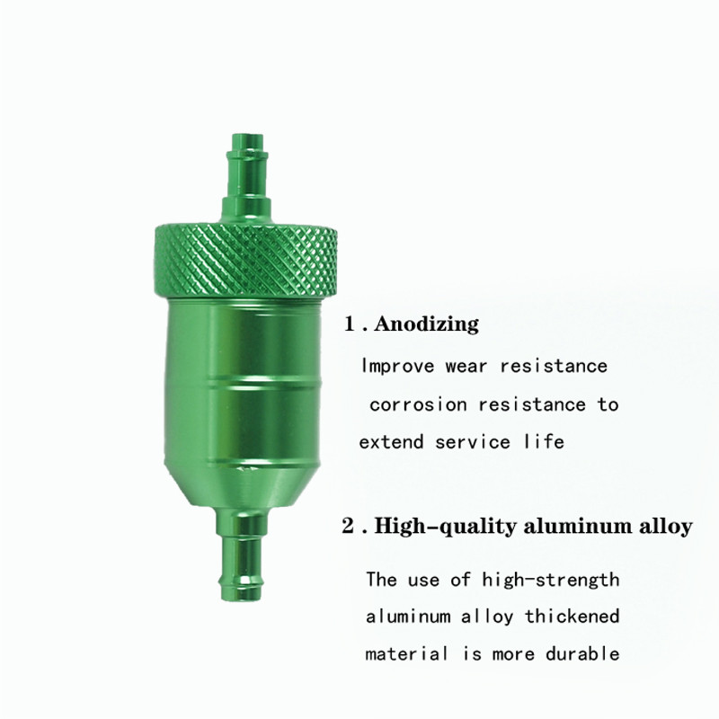 6 culori universal 6mm 1/4 "benzină gaz combustibil filtru de curățare sita de benzină pentru piese de modificare a motocicletei