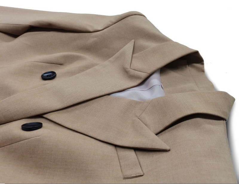 HarleyFashion pükskostüümid, bleiserite komplektid, vene stiilis khaki püksid, topeltkomplektid, naiste tippkvaliteediga 2 osa