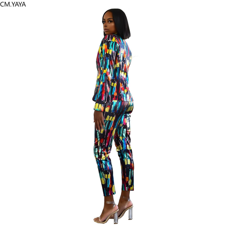 GL Γυναικεία φόρμα χειμερινής φόρμας Ολόσωμο διχτυωτό διχτυωτό μπλέιζερ Παντελόνι κοστούμι Σετ δύο τεμαχίων Γυναικείο σετ Γυναικείο Γυναικείο Γυναικείο Σετ