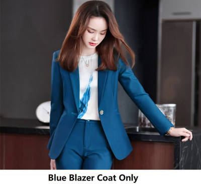 Γυναικεία επαγγελματικά κοστούμια με παντελόνι και μπουφάν Παλτό OL Styles Επαγγελματικά παντελόνια εργαστήρια γραφείου Σετ μπλέιζερ Γυναικεία παντελόνια