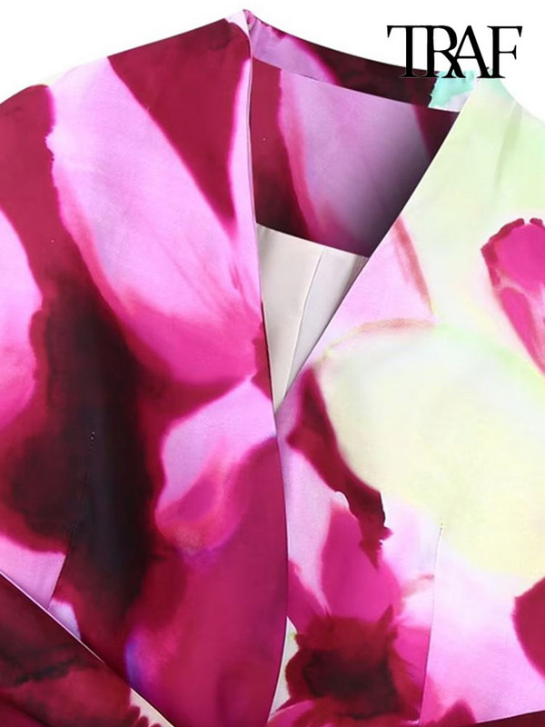 TRAF sieviešu modes mētelis bez apkakles ar jostas apdruku un sieviešu bikses ar rāvējslēdzēju ar augstu vidukli. Divdaļīgie komplekti Mujer