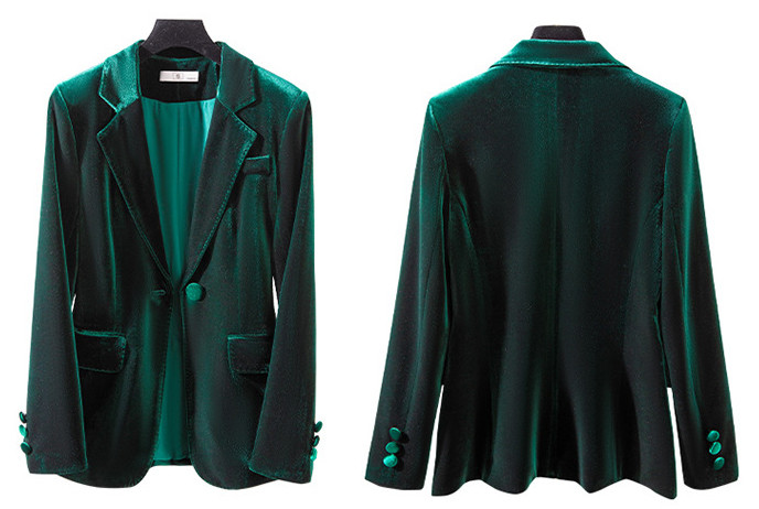 Costume Jachetă Eleganti Pantaloni din catifea Femei Vintage Flanel Blazer Set Palton Pantaloni Birou Tinute Dama Truse Toamna Za Moda 2022