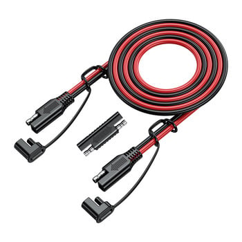 Καλώδιο φόρτισης μπαταρίας Solar SAE to SAE Extension Cable Solar Plug Cord 16AWG Αδιάβροχο για μπαταρίες αυτοκινήτου