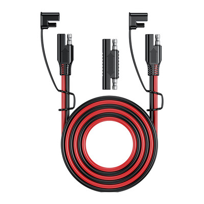 Καλώδιο φόρτισης μπαταρίας Solar SAE to SAE Extension Cable Solar Plug Cord 16AWG Αδιάβροχο για μπαταρίες αυτοκινήτου