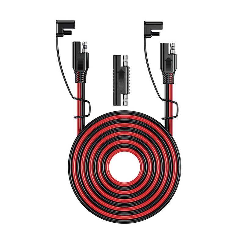 Καλώδιο φόρτισης μπαταρίας Solar SAE to SAE Extension Cable Solar Plug Cord 16AWG Αδιάβροχο για μπαταρίες αυτοκινήτου