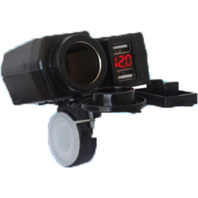 Priză pentru brichetă pentru motociclete 5V 4.2A Încărcător USB dublu 12V-24V pentru accesorii pentru motociclete Adaptor de alimentare